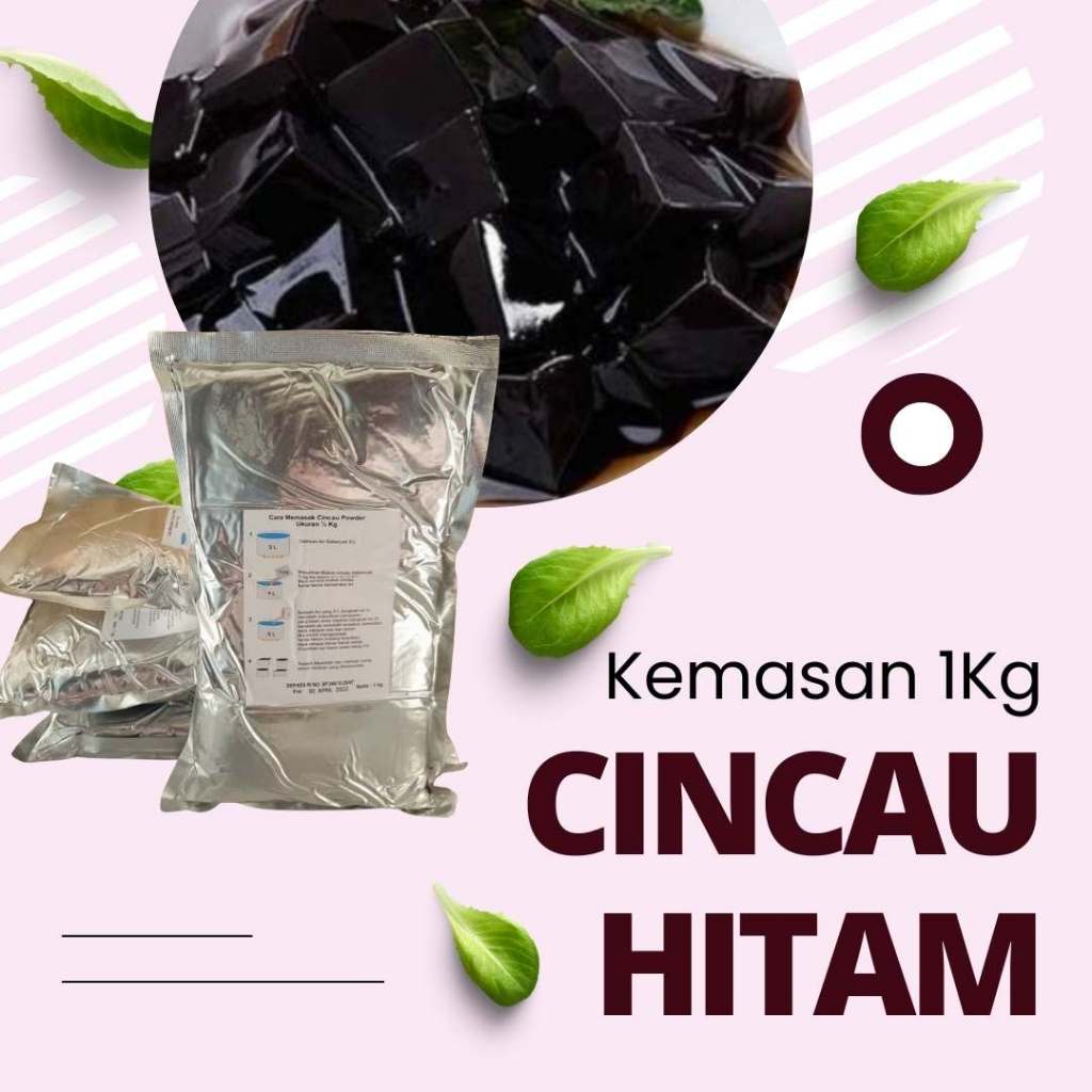 

Cincau Hitam Instan Home Industri dan Skala Pabrik di Malang Kemasan 1Kg