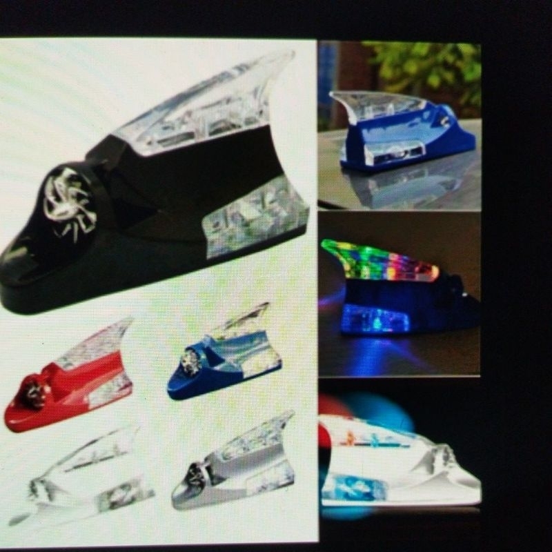 Antena sirip hiu LED Mobil Nyala lampu tenaga angin