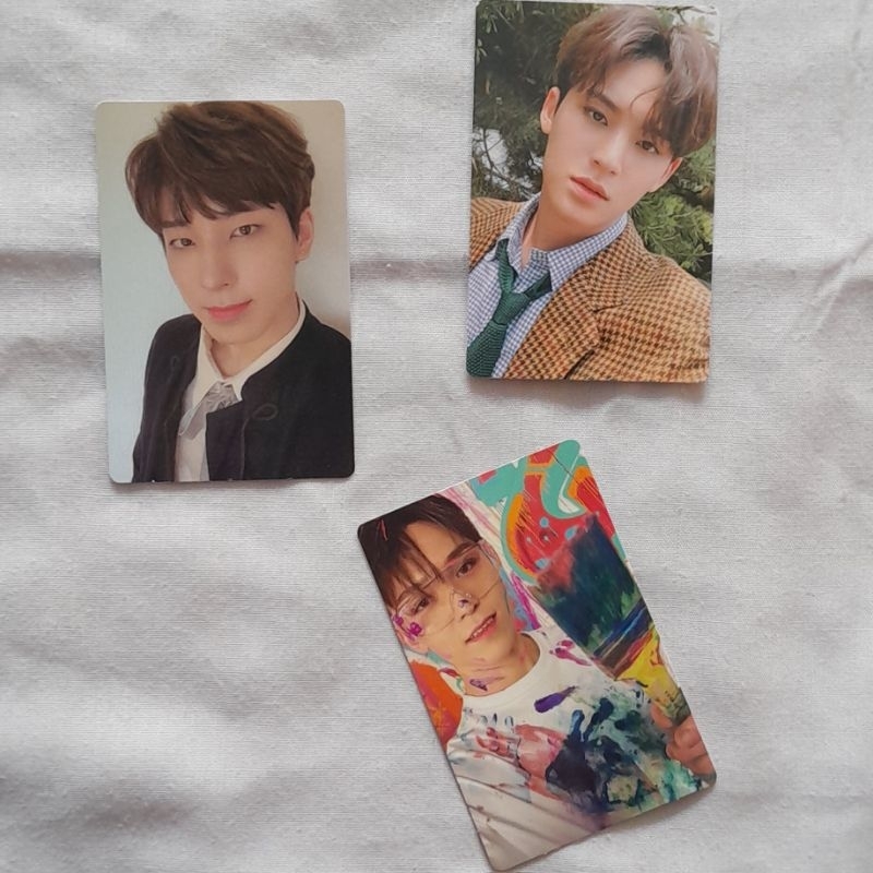 PC PHOTOCARD SVT SEVENTEEN Wonwoo Mingyu an ode the poet, Vernon face the sun