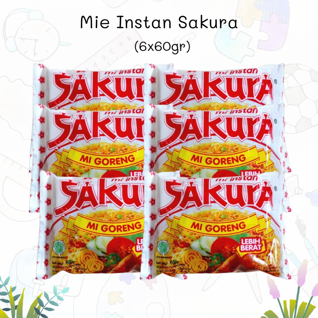 

Mie Instan Sakura Mie Goreng 6x60gr