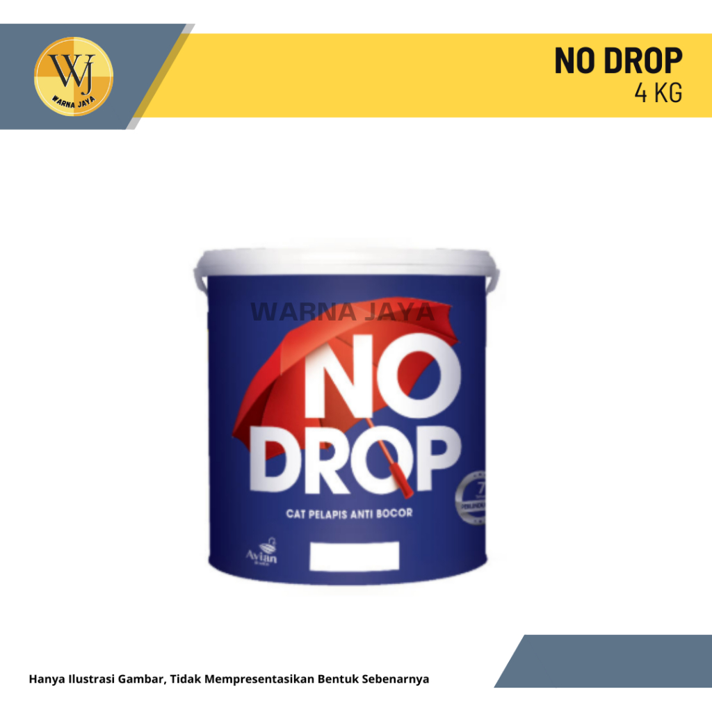No Drop 4 Kg / Cat Dinding Pelapis Anti Bocor WaterProof /Avian