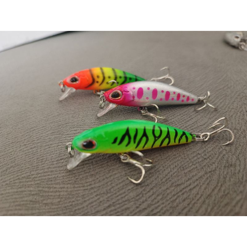 UMPAN CASTING MINOW ULTRALIGHT LF ASTUTI 5CM 6GR 3X STRONG TREBLE- SINGKING