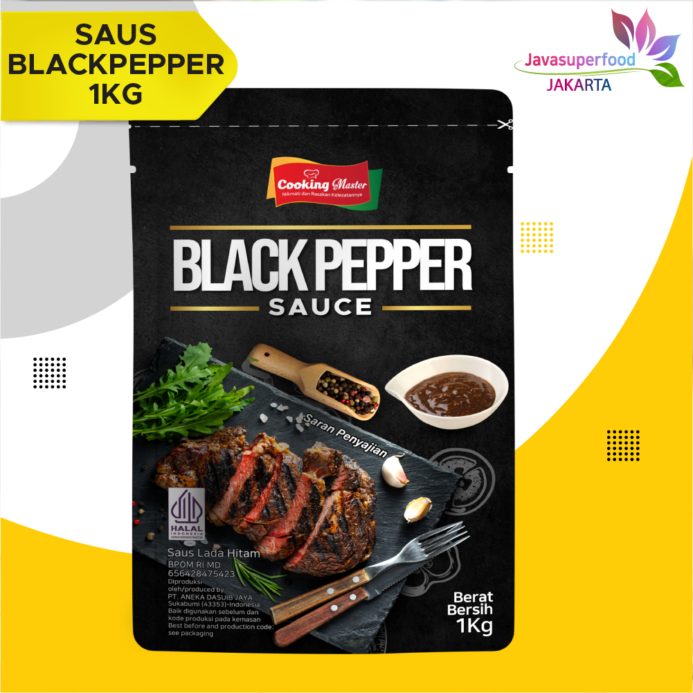 

[Halal] Blackpepper Sauce / Saus Lada Hitam 1 KG