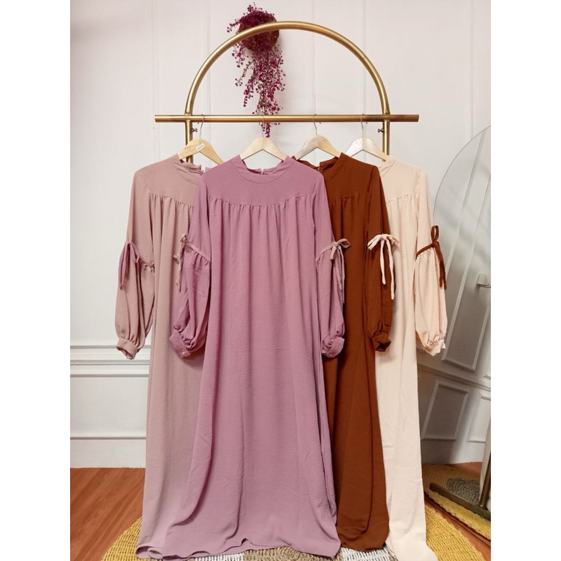 BEST SELLER GAMIS DRESS LONGGAR DEWASA