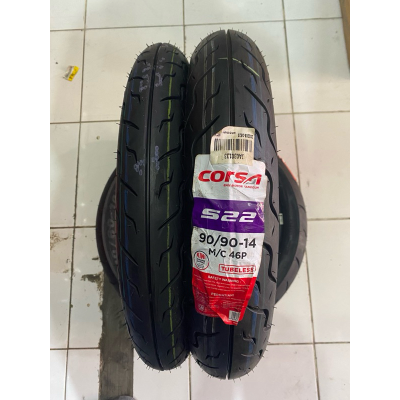 Ban CORSA S22 90/90-14(Tubeless)