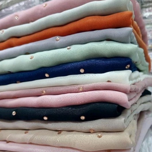 Hijab Paris Japan Payet Swarovski Jambul Kristal