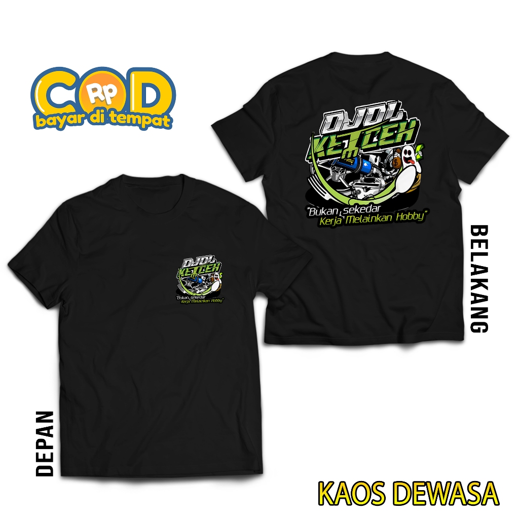 HosinShop - KAOS DEWASA - KAOS SABLON PRINT OJOL KETCEH - KAOS KOMUNITAS - KAOS MOTOR - KAOS RACING 