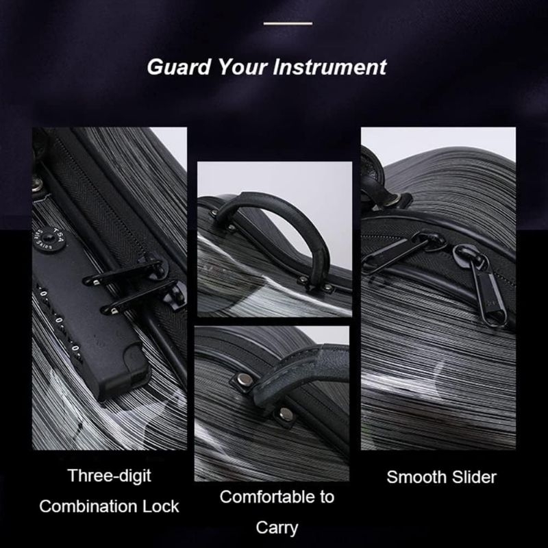 fibercase hardcase  alto saxophone bahan ABS