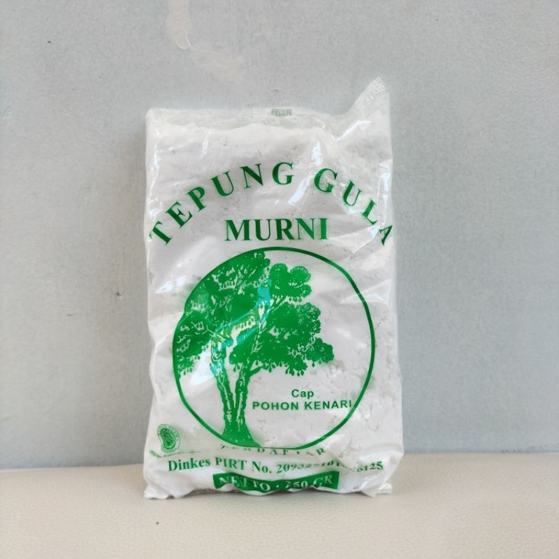 

Tepung Gula Murni Cap Pohon Kenari 250Gr