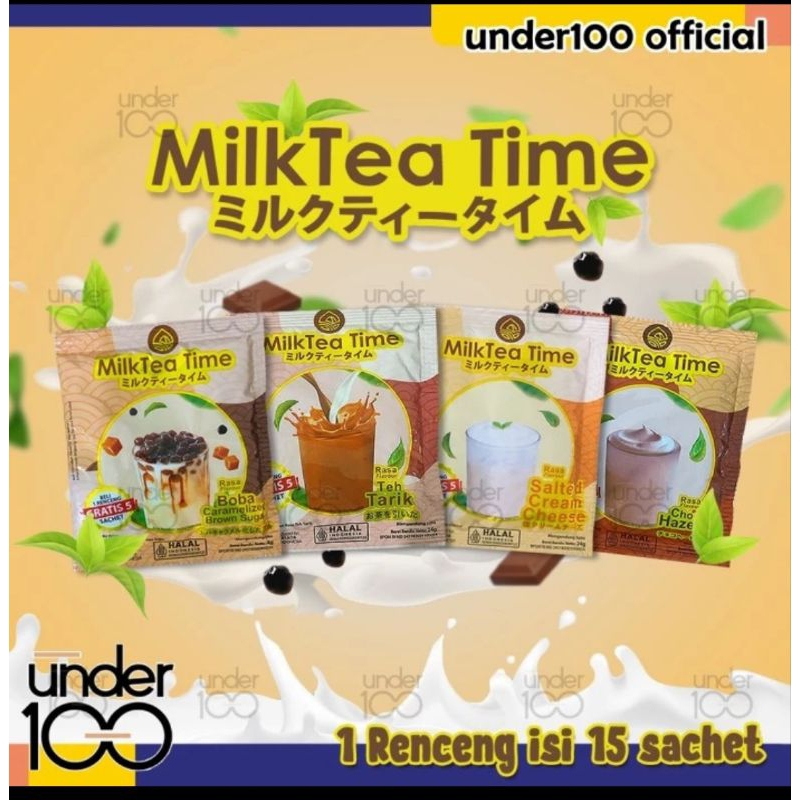 

1 rcg milktea time isi 10 plus 5 sachet