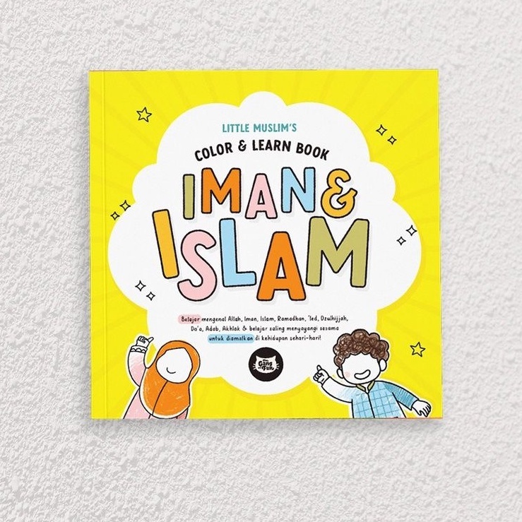 Buku Anak Mewarnai - Coloring Book Iman & Islam