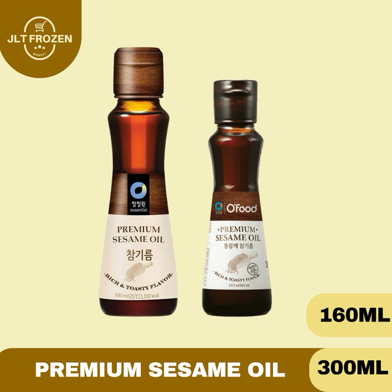 

Daesang Chung Jung One Premium Sesame Oil / Minyak Wijen Premium Korea - 180ml / 300ml