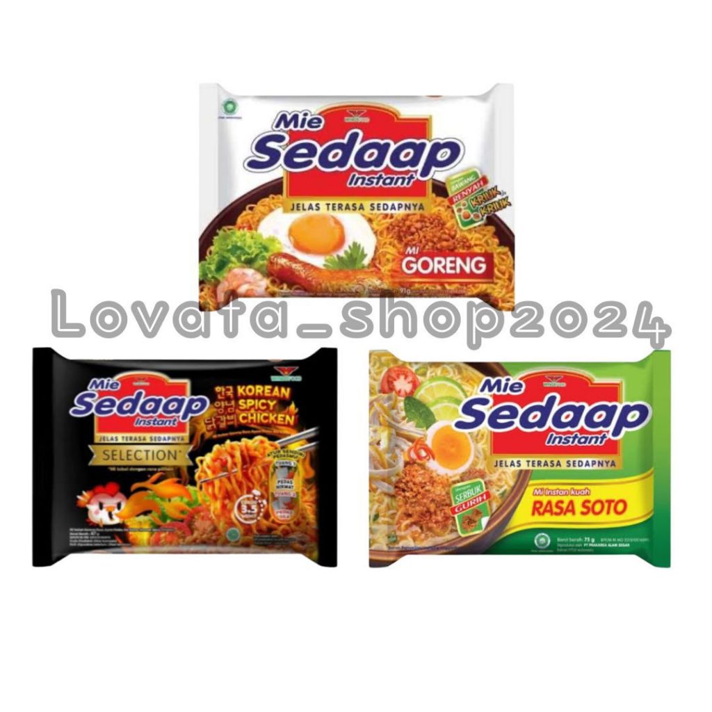 

MIE SEDAAP - MI INSTAN ALL VARIAN