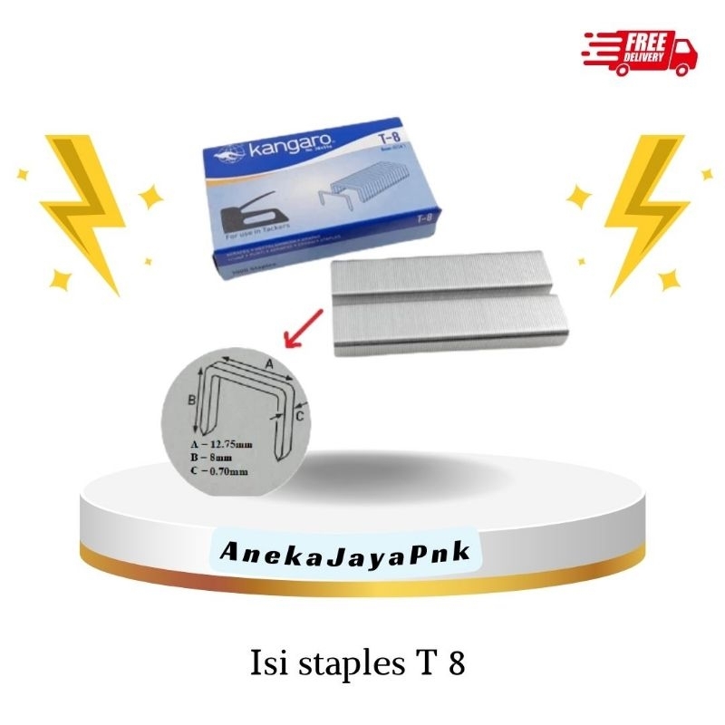 

Isi staples T8