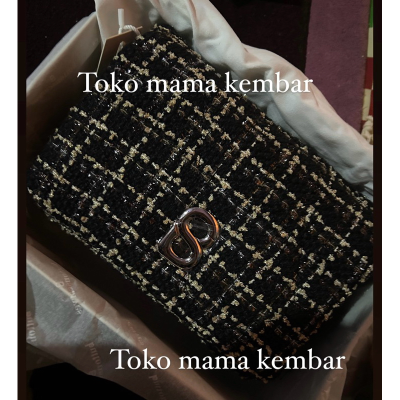 Tweed Zoey bag Buttonscarves