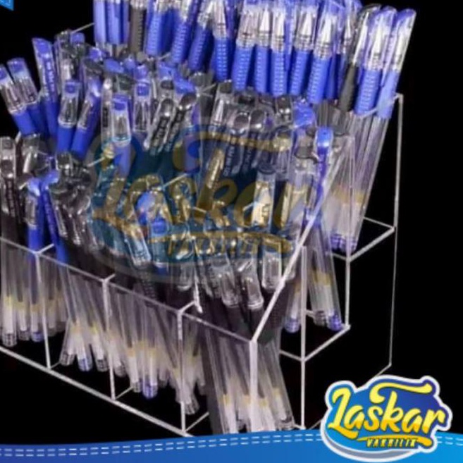 

Display rak pulpen 3 tingkattempat spidol akrilik y E8B4