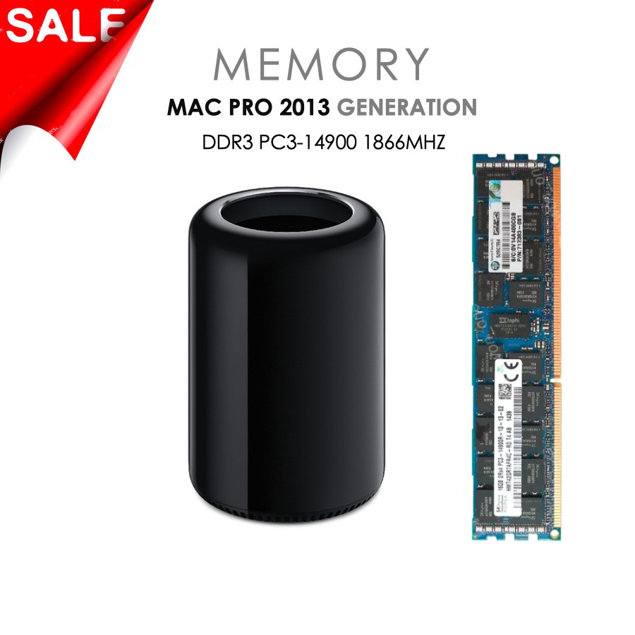 RAM Memory Mac Pro 16GB Mac Pro 2013 Generation RAM Apple Mac Pro 2013 PC14900R ECC REGISTERED Memor