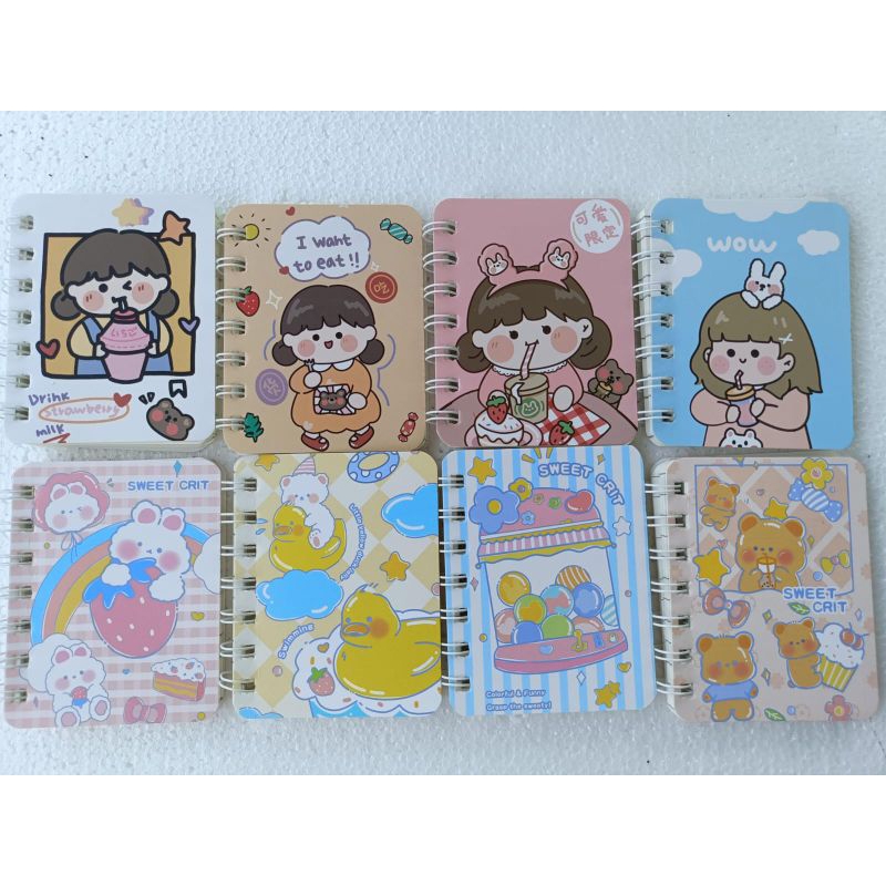 

Mini Notebook Character Lucu