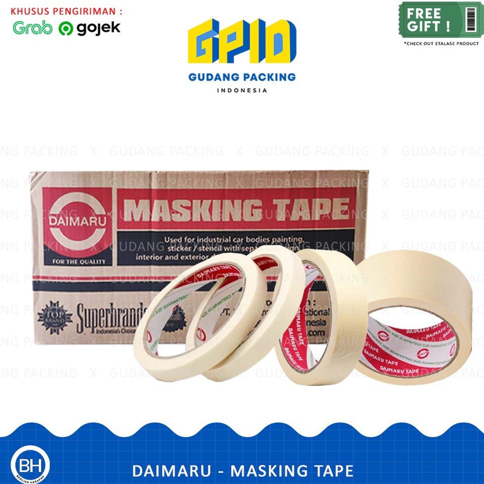 

GOSENDGRAB DAIMARU Masking Tape Lakban Kertas 5 1 2 inch d T3Z3
