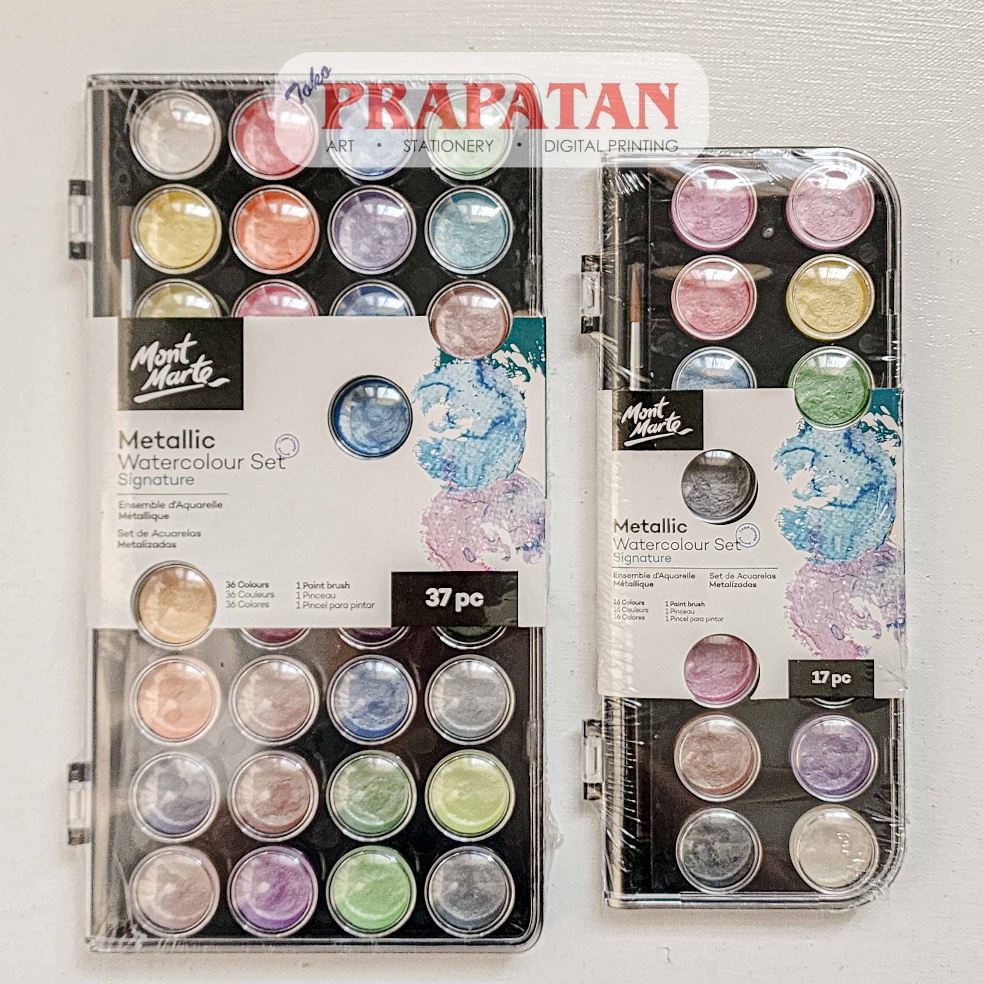 

Mont Marte Metallic Watercolor Set Cat Air Set t S4A3