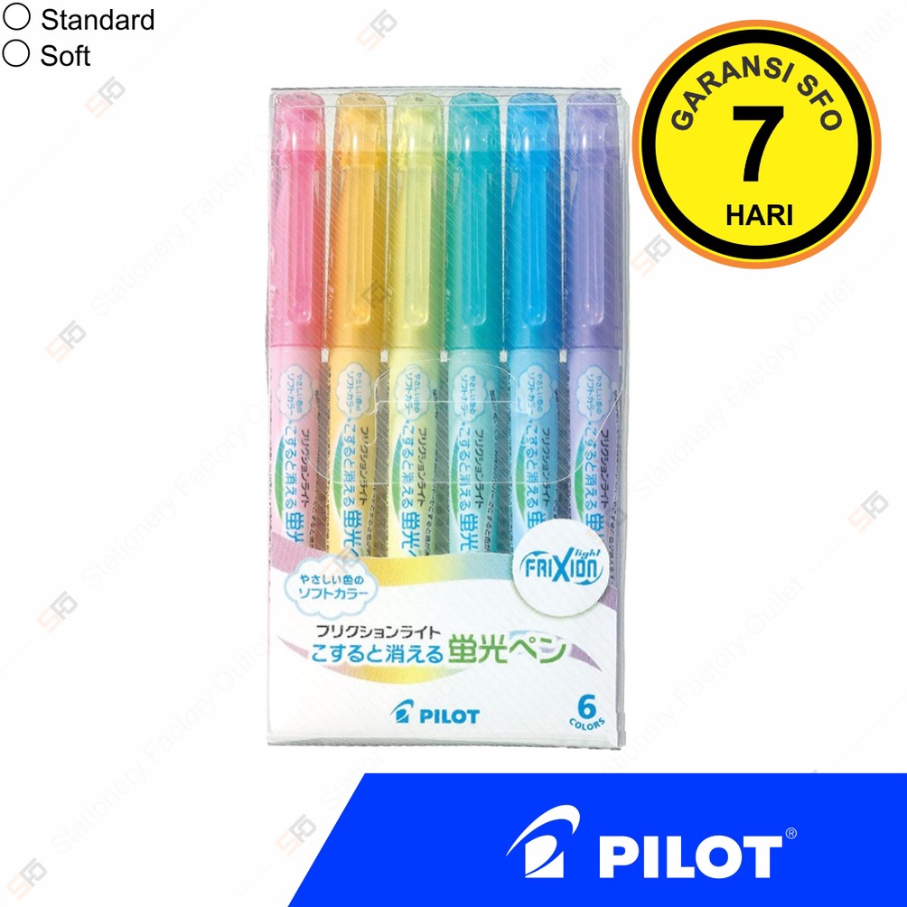 

Erasable Highlighter Pilot Frixion Light isi 6 r P5C2