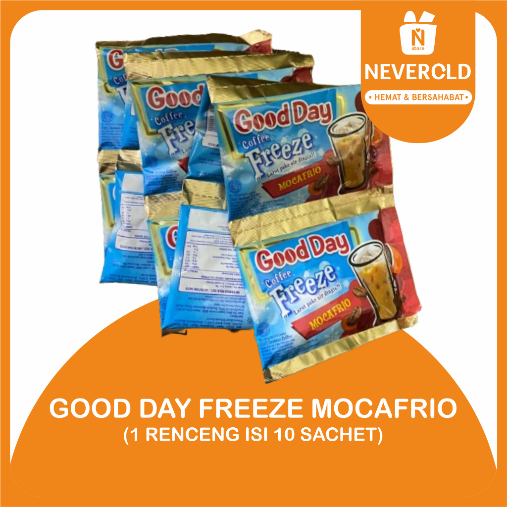 

GOODDAY FREEZE MOCAFRIO 1 RENCENG ISI 10 SACHET