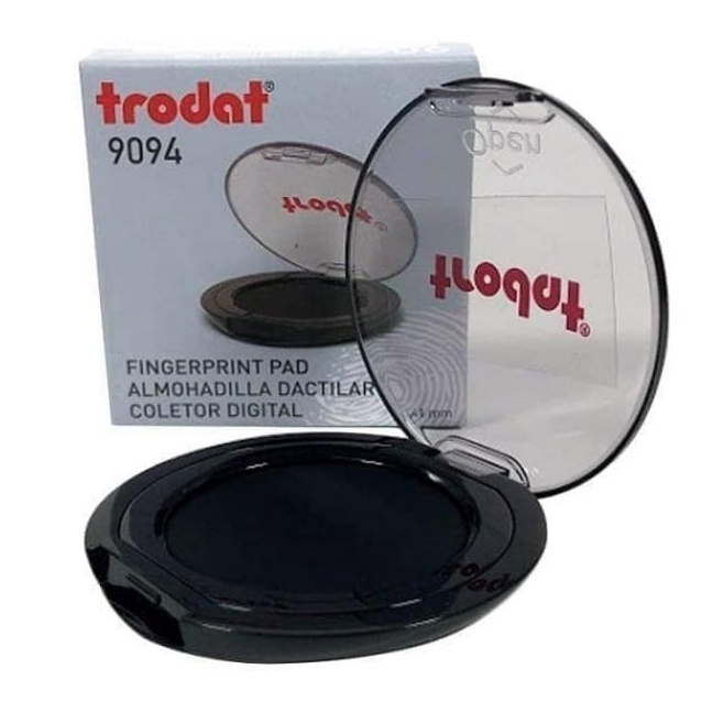 

TRODAT Fingerprint PAD 994 Cap Bak Stempel Sidik Jari BLACK HITAM Notaris x X2E2