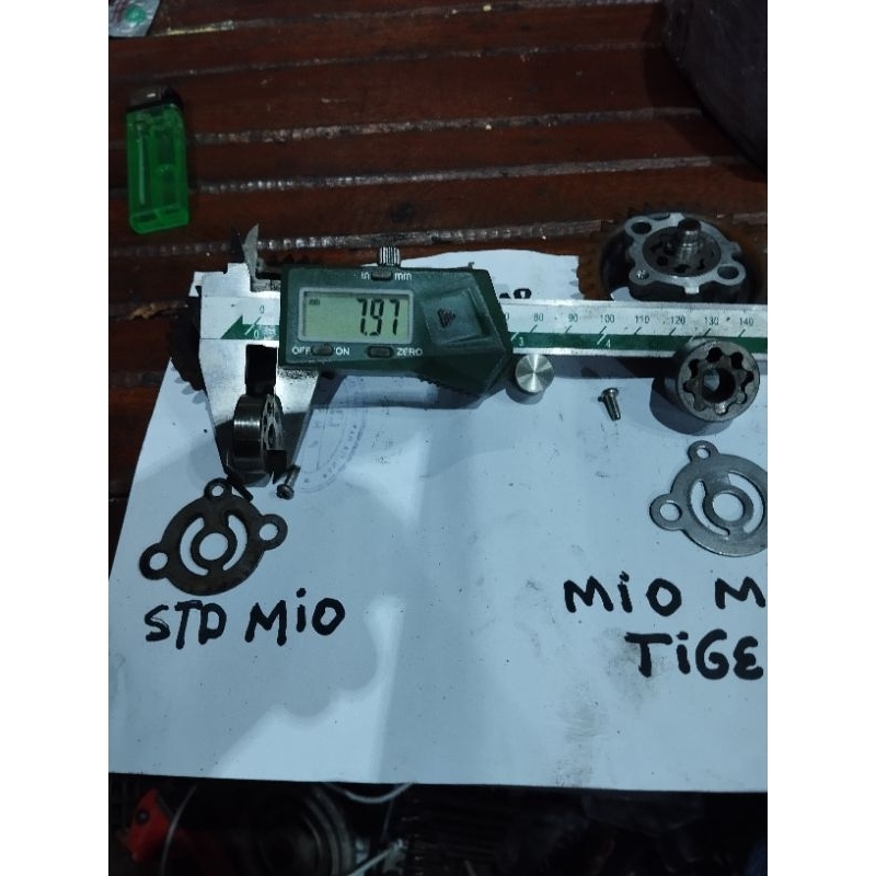 pompa oli mio modif tiger / mx