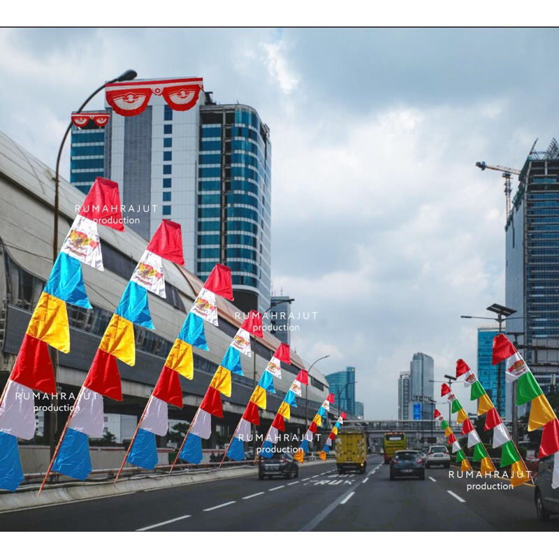 bendera umbul umbul warna warni #bendera umbul umbul merah putih/bendera umbul umbul /bendera umbul 