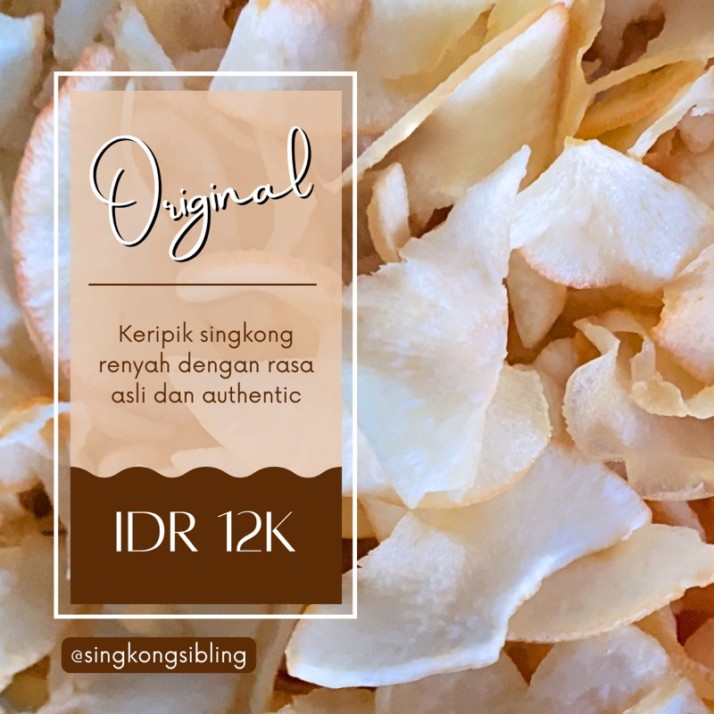 

Keripik Singkong Original (Singkong Siblings)