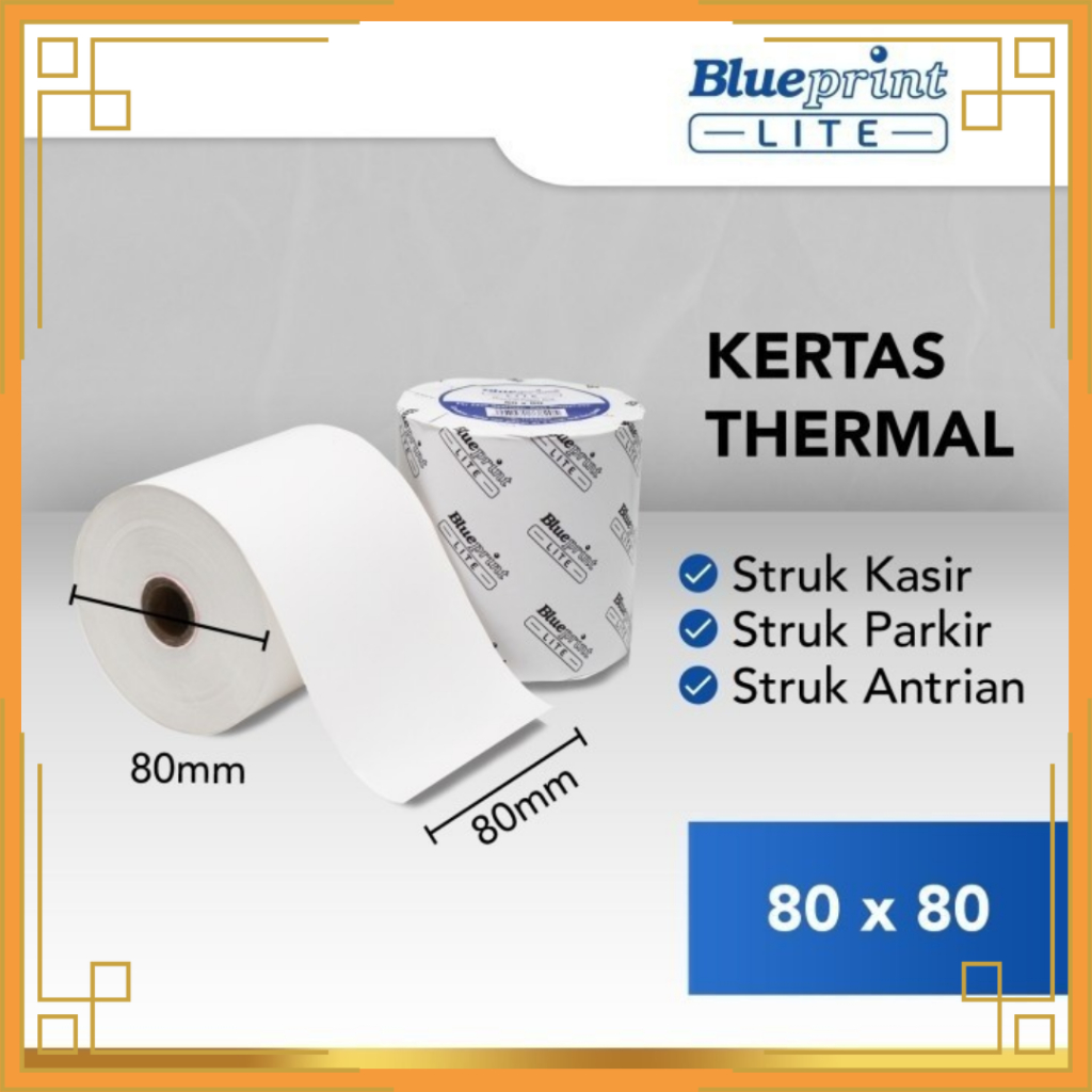 

BLUEPRINT Thermal roll ukuran 80x80