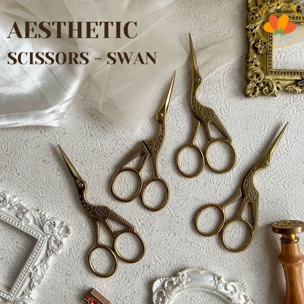 

gunting antik vintage scissor stylish retro scissor gunting aesthetic cantik properti foto klasik gunting burung j R6Y7