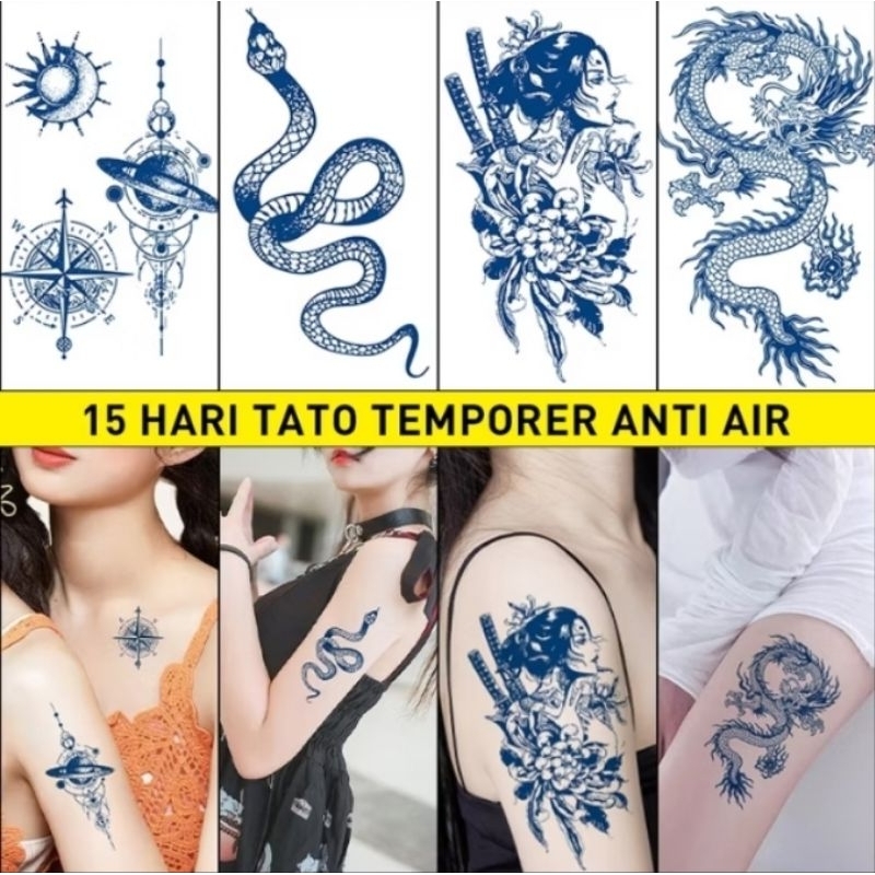 bali paper inik tatto, tato tahan air,Stiker Tato Fruit Ink，15 hari tato temporer anti air,Tato temp
