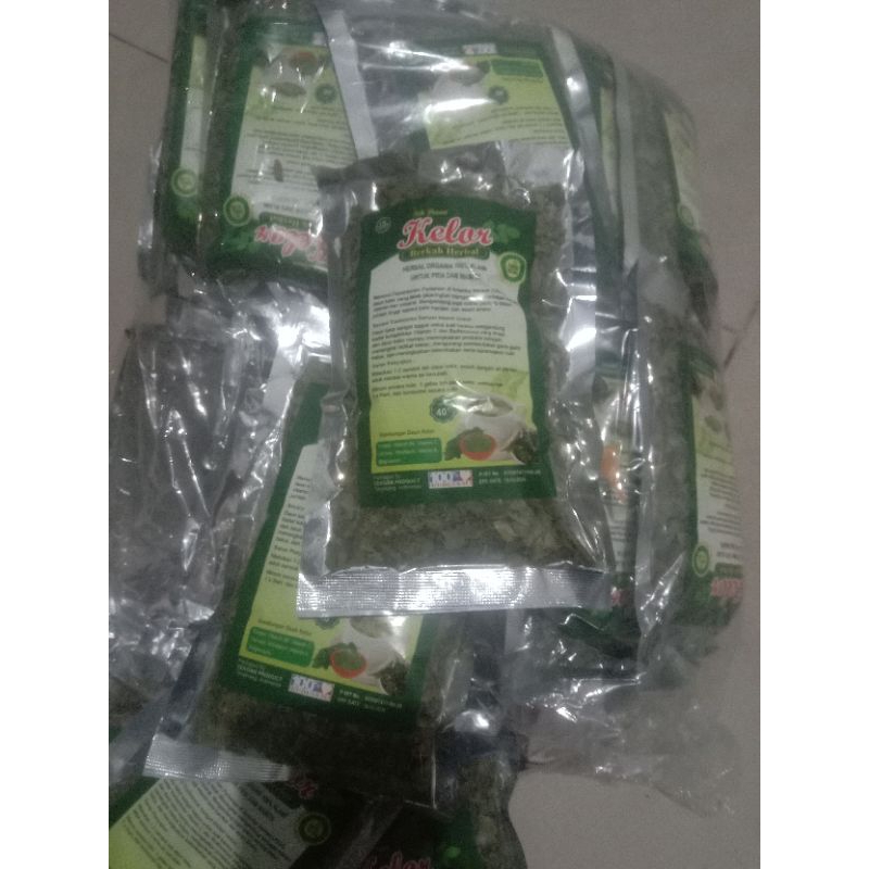 

teh daun kelor murni