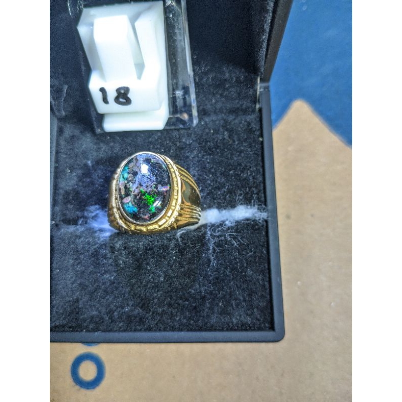 kalimaya black oval sempur asli banten