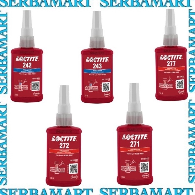 

LOCTITE 242 243 271 272 277 5ML ORI LEM LOCTITE 242 243 271 272 277 s V8E5
