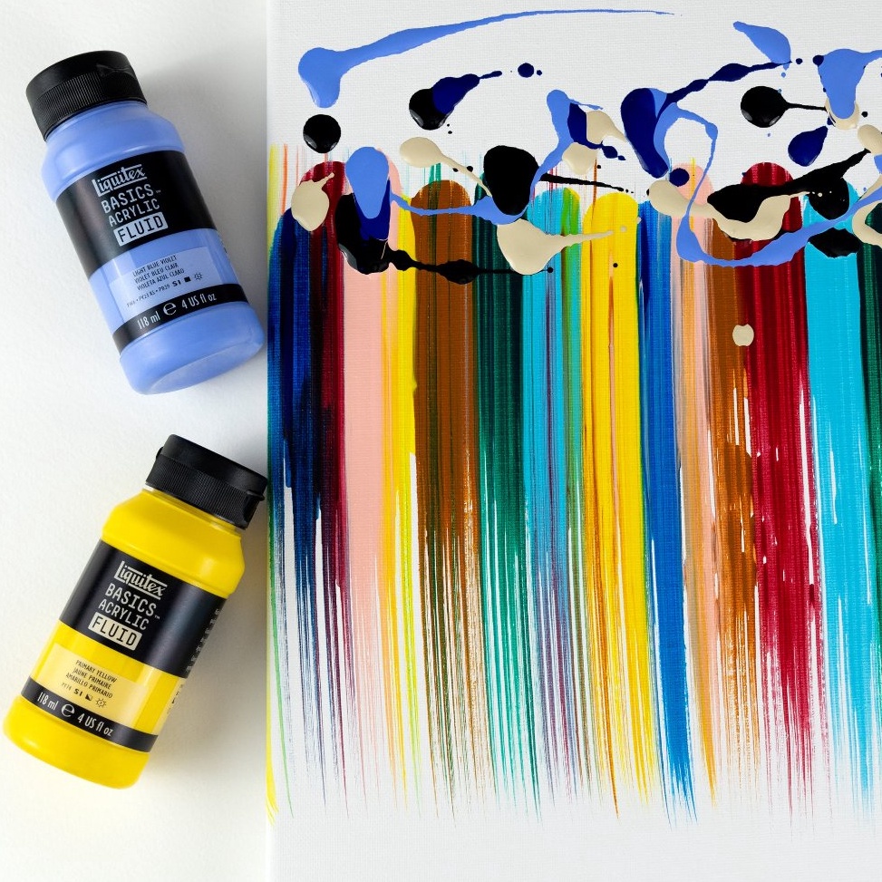 

Liquitex Basics Acrylic Fluid 118 ml Color Paint q S1X7