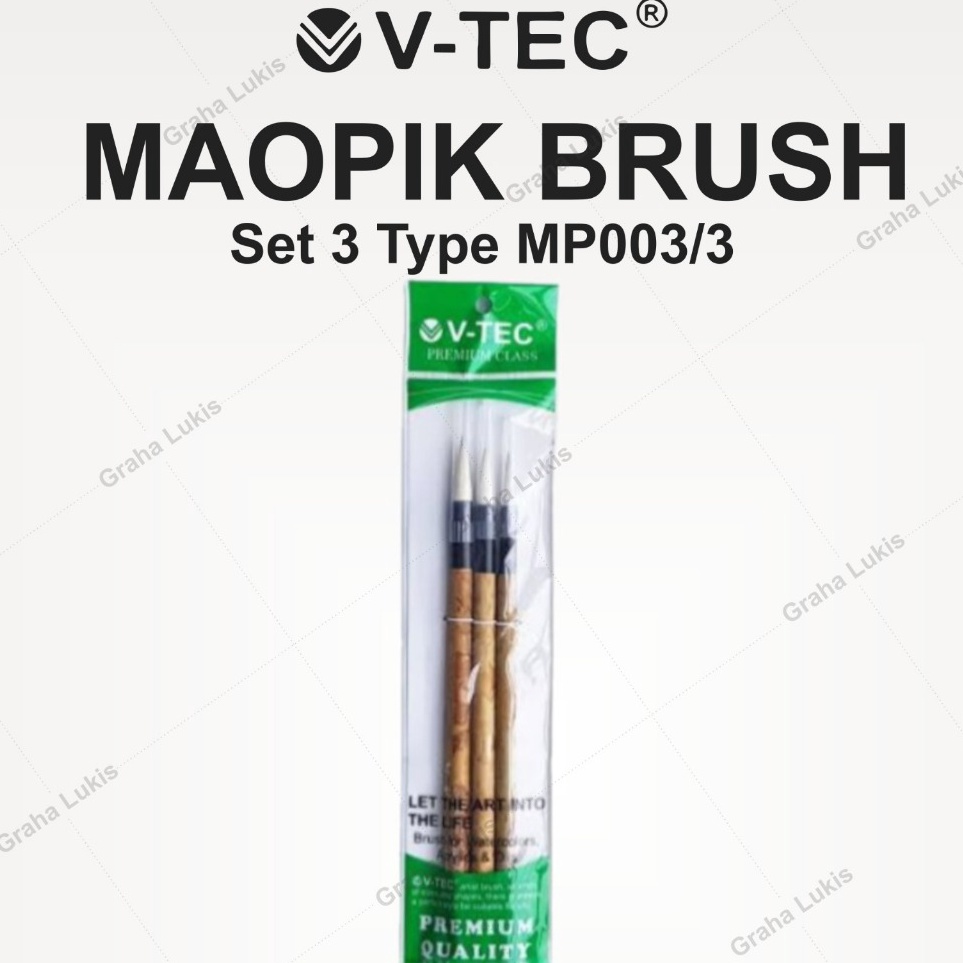 

Kuas Maopi set 3 MP3 u A3V5