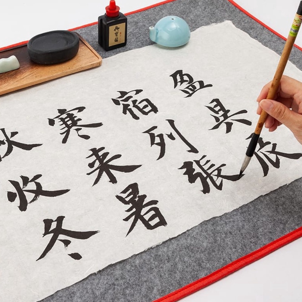 

CHINESE CALLIGRAPHY Cloth Kain Alas Menulis Kaligrafi k T5Z3