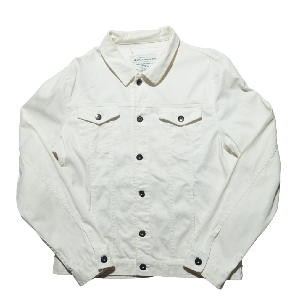 Pakaian Pria Jaket Jeans Denim Zara Man Zaraman