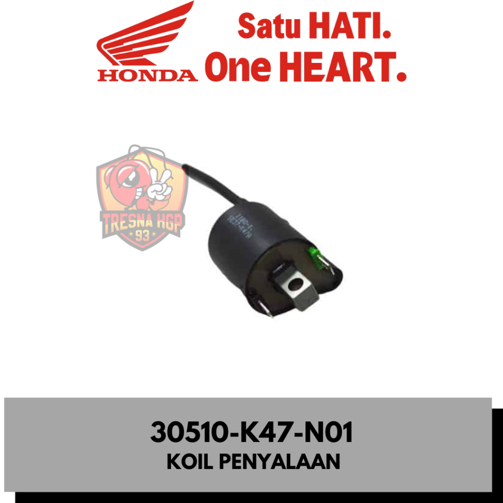 30510-K47-N01 KOIL PENYALAAN NEW BLADE 125 FI ORIGINAL | COIL ASSY IGNITION 30510K47N01