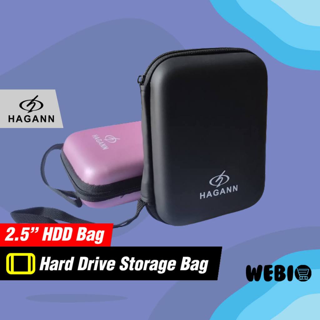 Sarung Tas HDD/SSD Eksternal 2.5” Shockproof Protection Storage Case for Hardisk External Enclosure 