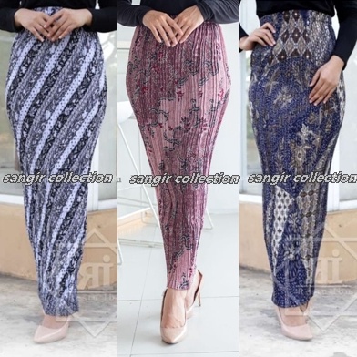 KODE S68T REALPICT Rok prisket batik  kain plisket  bawahan  rok kebaya  kebaya  rok  ROK PLISKET JU