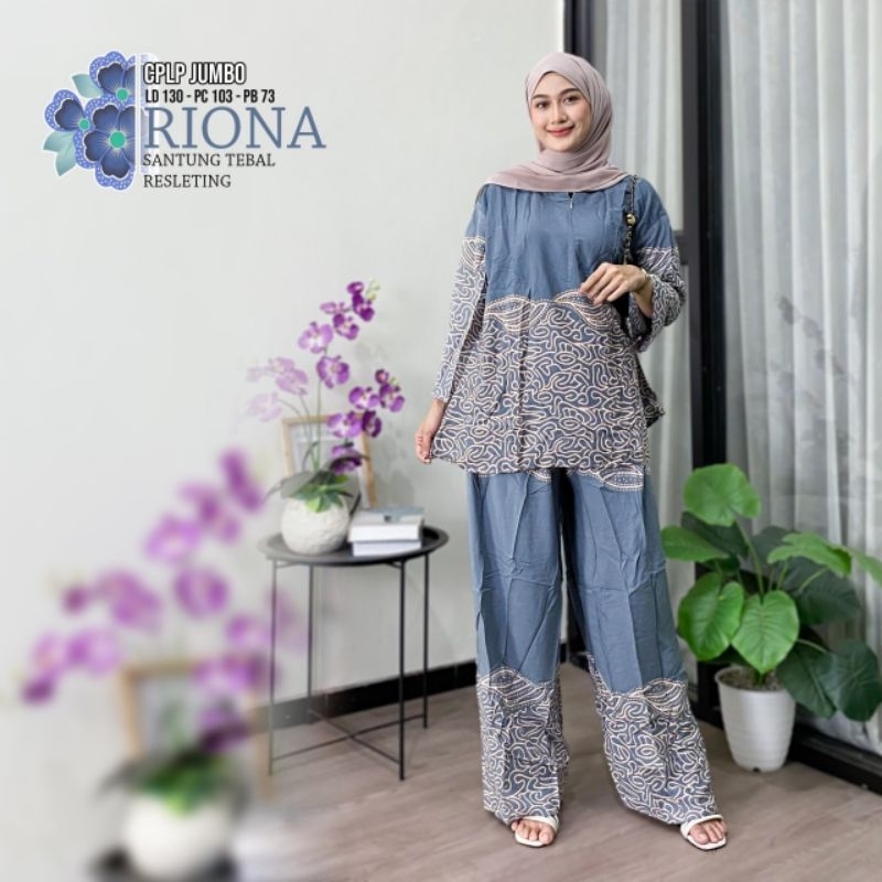 [[ NEW ]] ONE SET CPLP RAYON // SETELAN CPLP JUMBO // SETELAN PANJANG WANITA LD 130