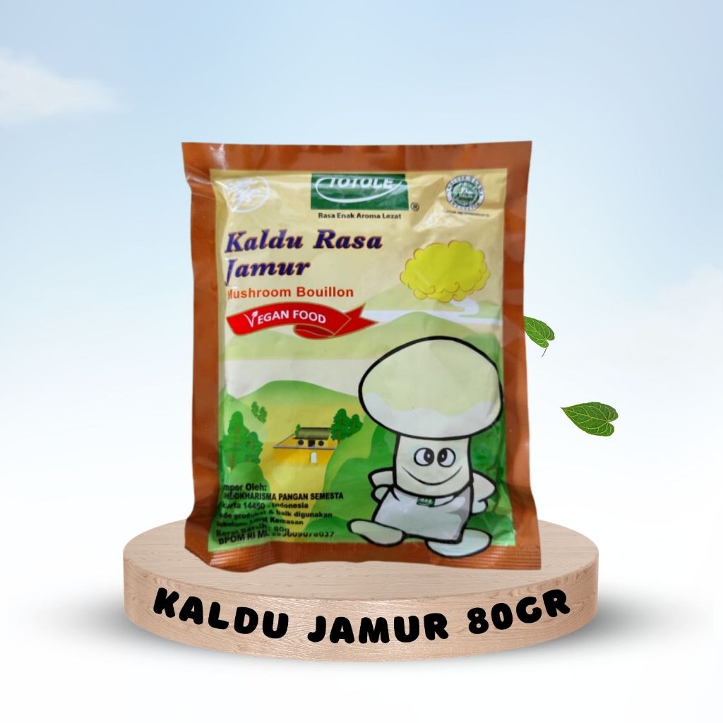 

Kaldu Jamur Totole 80gr Halal - Kaldu Jamur Vegan