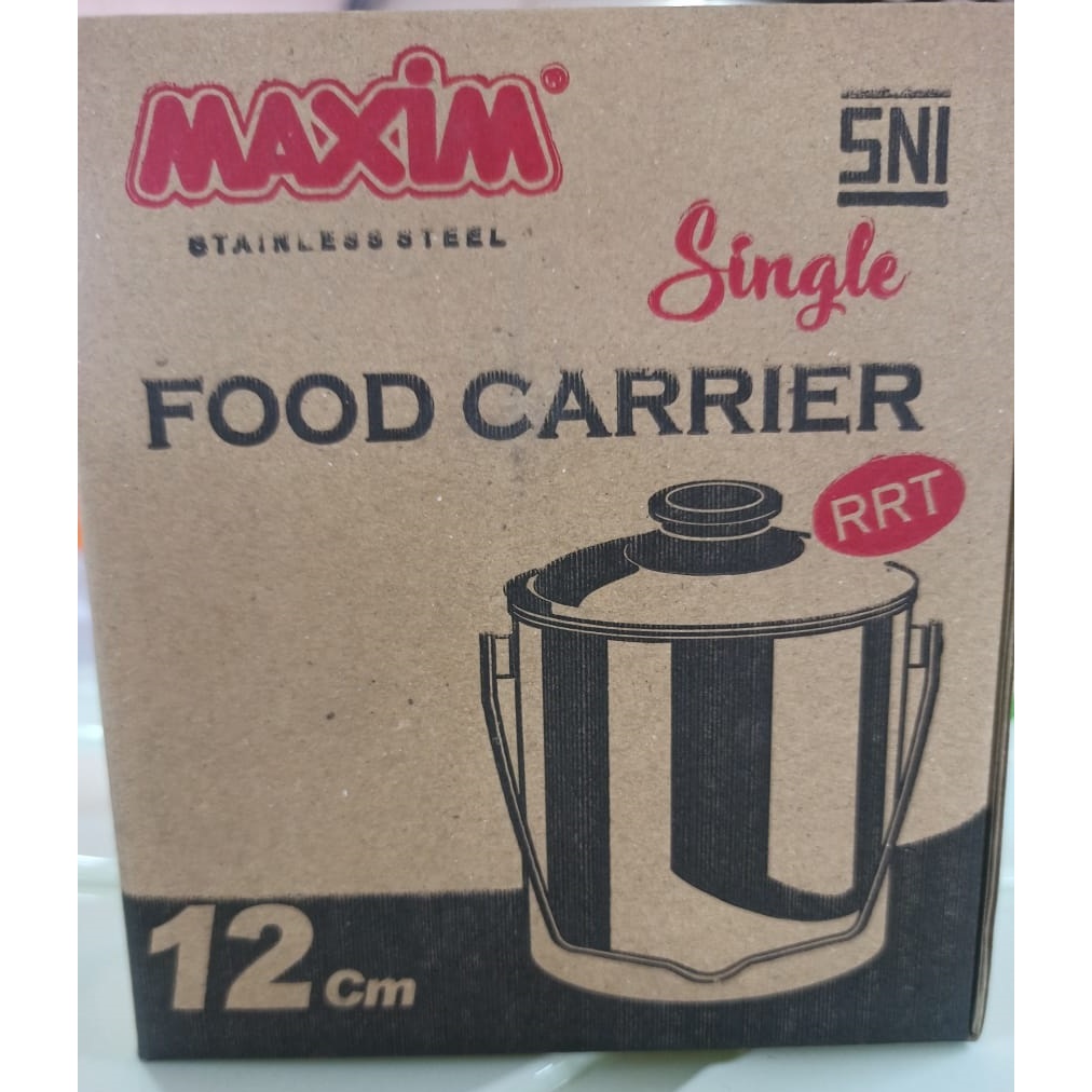 RANTANG KUAH TUNGGAL STAINLESS MAXIM/ RANTANG SUP/ RANTANG SOTO/ RANTANG MASPION/ FOOD CARRIER MASPI