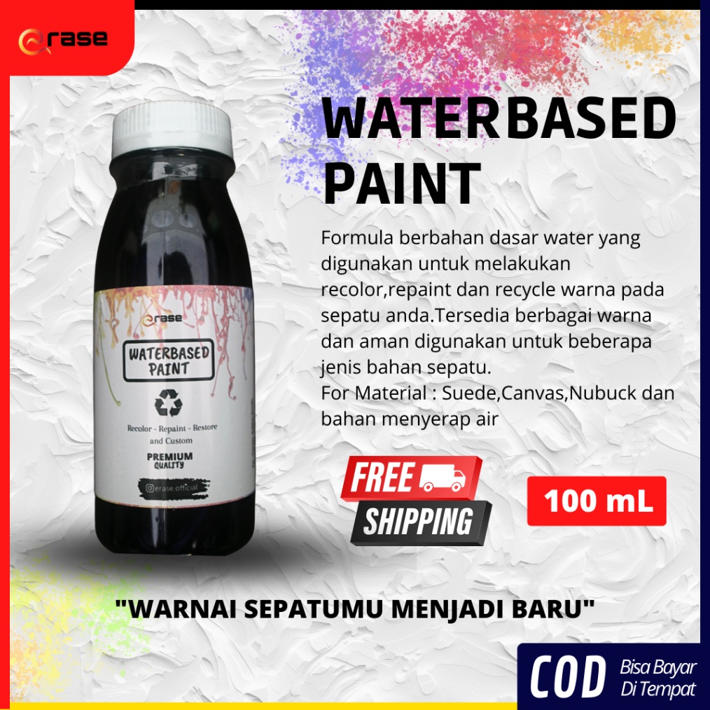 

Cat SepatuTopiTas Erase Waterbased Paint 1mL p C6L6