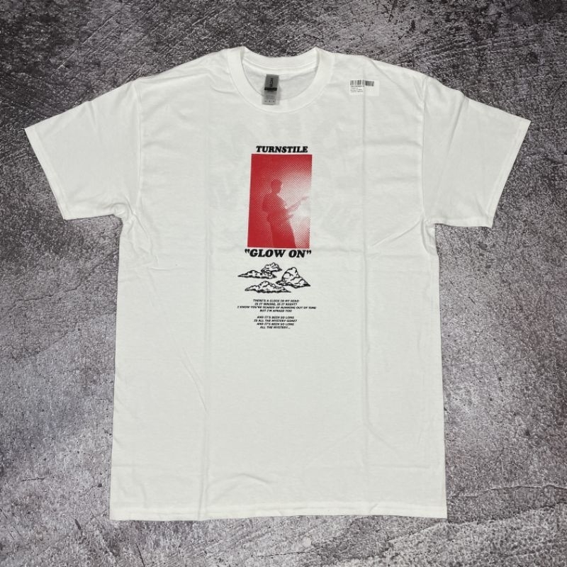 Kaos band official Turnstile - Pat glow on white original t-shirt