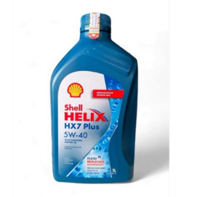 Oli Shell Helix Hx7 Plus 1 Liter Oli Mesin Motor Mobil Shell Hx 7 1000ml