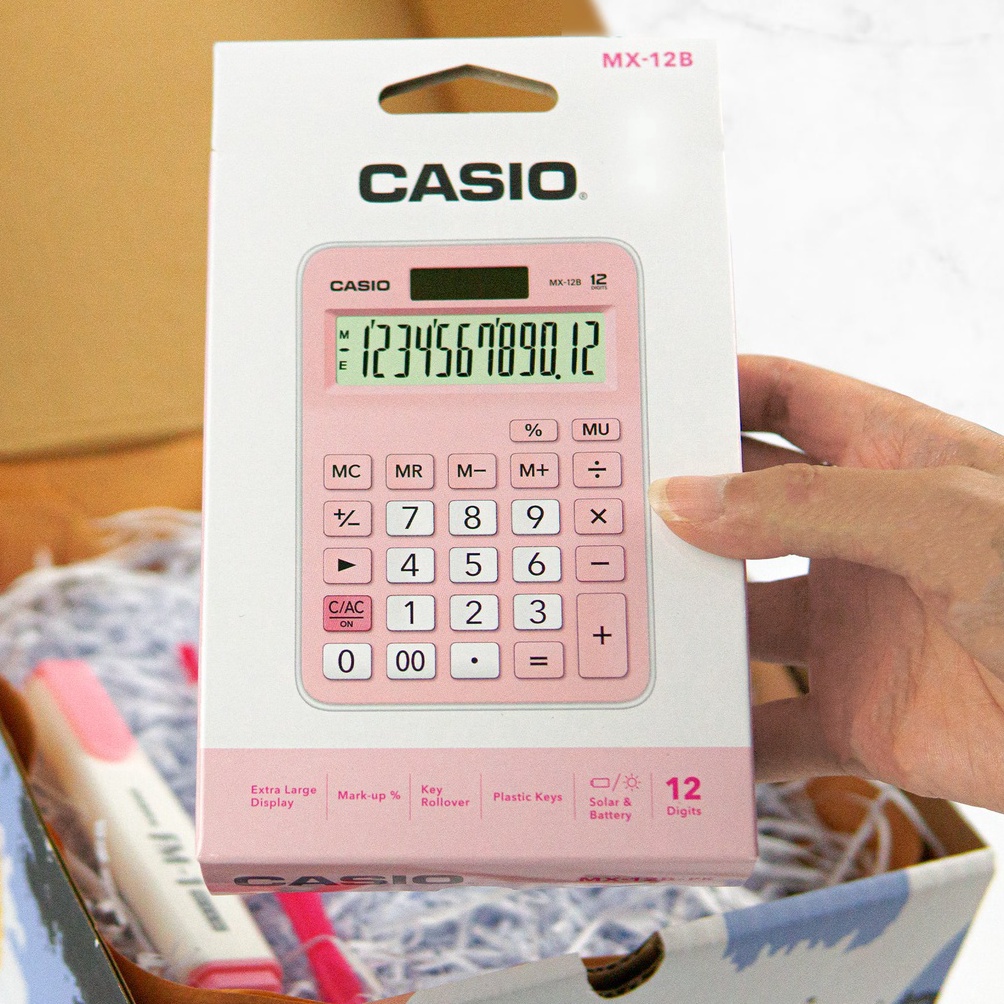 

CASIO MX 12 B EXCLUSIVE HAMPERS FREE POUCH PEN k B5G9